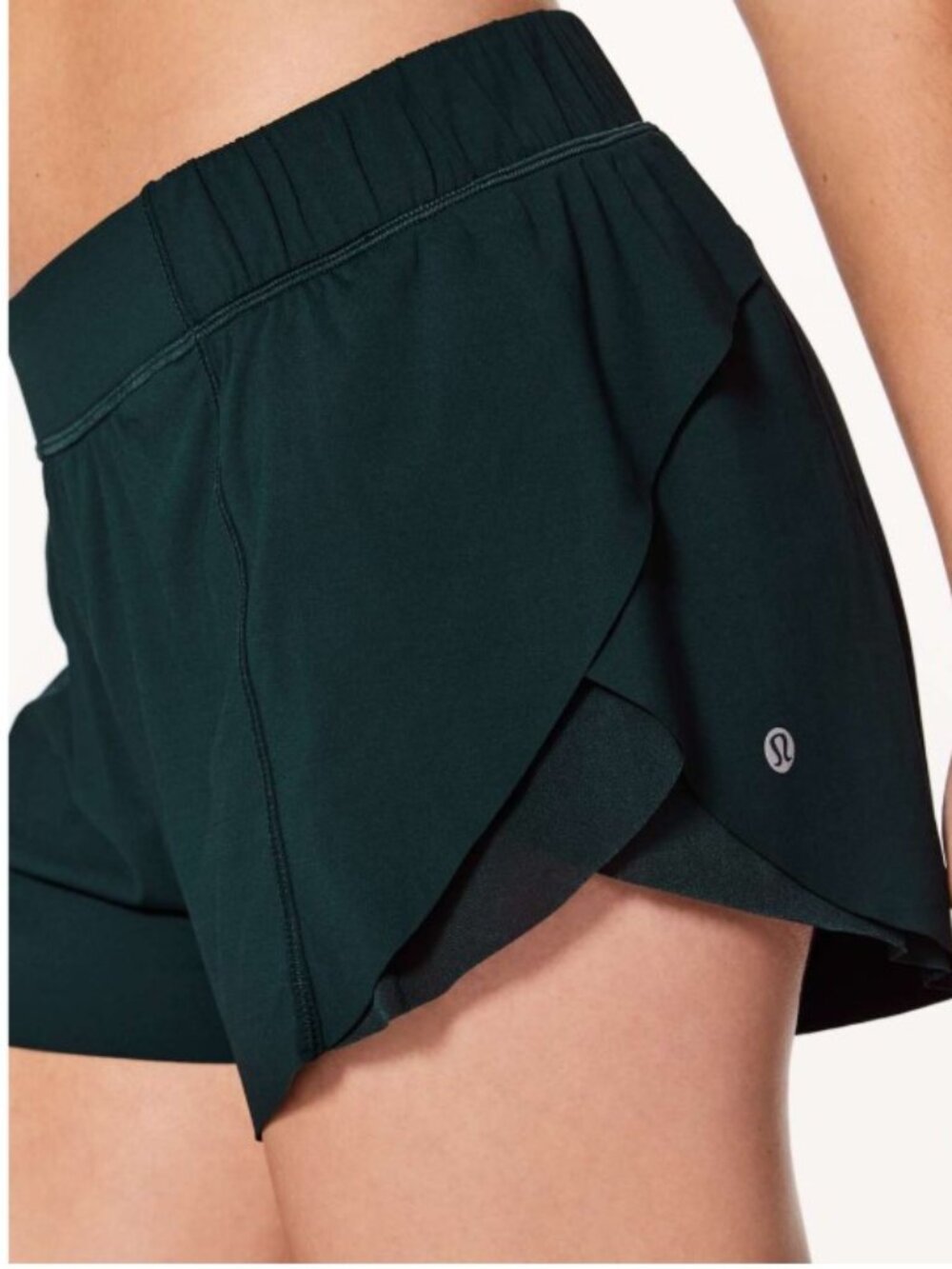 Lululemon Home Stretch Short in Submarine/Teal, size 4